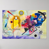 Kandinsky Yellow-Red-Blue Poster (Vorne)