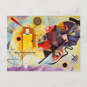Kandinsky Yellow Red Blue Postkarte (Vorderseite)