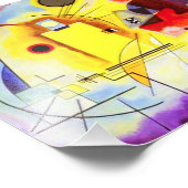 Kandinsky Yellow Red Blue Print Fotodruck (Ecke)