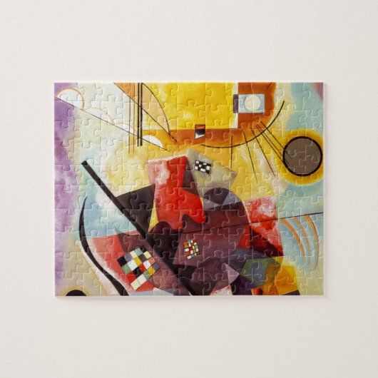 Kandinsky Yellow Red Blue Puzzle (Horizontal)