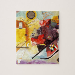 Kandinsky Yellow Red Blue Puzzle