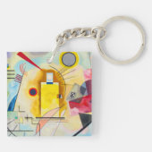 Kandinsky Yellow-Red-Blue Schlüsselanhänger (Rückseite)