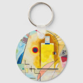 Kandinsky Yellow-Red-Blue Schlüsselanhänger (Rückseite)