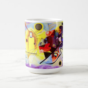 Kandinsky Yellow Red Blue Tasse