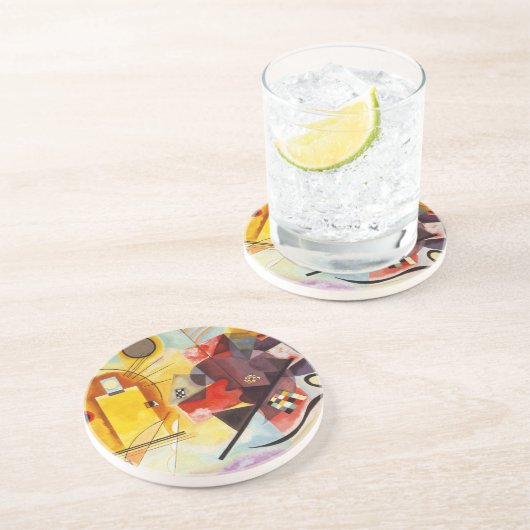 Kandinsky Yellow Red Blue Untersetzer (Seite)