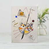 Kandinsky - Zarte Spannung Karte (Stehend Vorderseite)