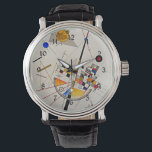 Kandinsky - zarte Spannungen Armbanduhr<br><div class="desc">Delikate Spannung,  abstraktes Kunstwerk von Wassily Kandinsky</div>