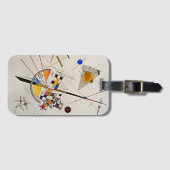 Kandinsky - zarte Spannungen Gepäckanhänger (Vorderseite (Horizontal))
