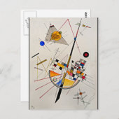 Kandinsky - zarte Spannungen Postkarte (Vorne/Hinten)