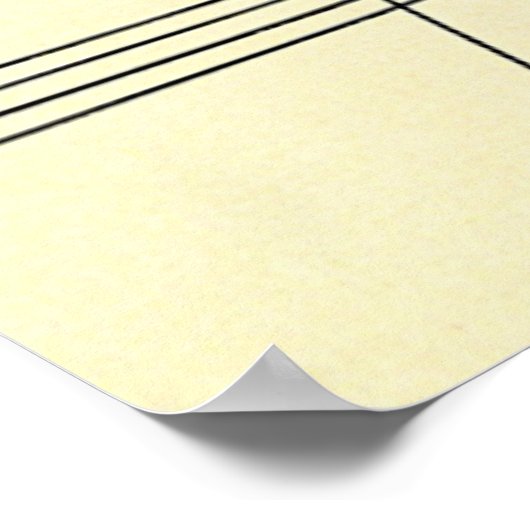 Kandinsky - Zeichnend für Point Poster (Ecke)