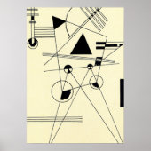 Kandinsky - Zeichnend für Point Poster (Vorne)
