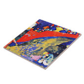 Kandinsky - Zerstörung der Roten Mauer Fliese (Seite)