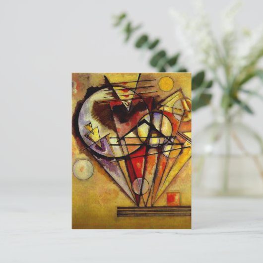 Kandinsky - Zu den Punkten Postkarte (Stehend Vorderseite)