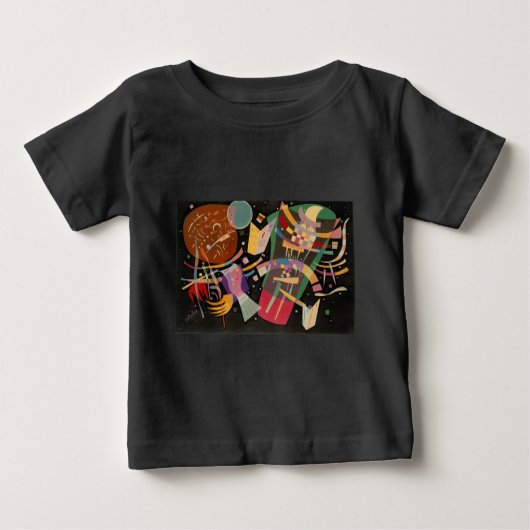 Kandinsky Zusammensetzung 10 Abstrakte Malerei Baby T-shirt (Vorderseite)