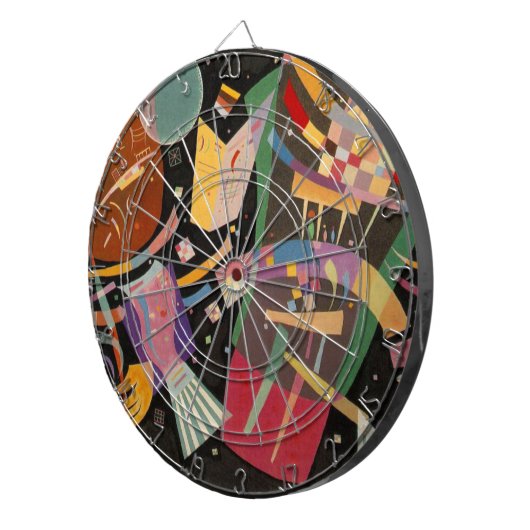 Kandinsky Zusammensetzung 10 Abstrakte Malerei Dartscheibe (Vorderseite rechts)