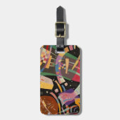 Kandinsky Zusammensetzung 10 Abstrakte Malerei Gepäckanhänger (Vorderseite vertikal)