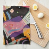 Kandinsky Zusammensetzung 10 Abstrakte Malerei Küchentuch (Viertel Falte)