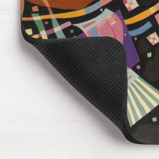 Kandinsky Zusammensetzung 10 Abstrakte Malerei Mousepad (Ecke)