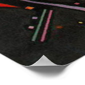 Kandinsky Zusammensetzung 10 Abstrakte Malerei Poster (Ecke)