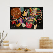 Kandinsky Zusammensetzung 10 Abstrakte Malerei Poster (Küche)
