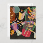 Kandinsky Zusammensetzung 10 Abstrakte Malerei Postkarte (Vorne/Hinten)