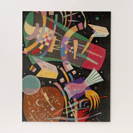 Kandinsky Zusammensetzung 10 Abstrakte Malerei Puzzle (Vertikal)