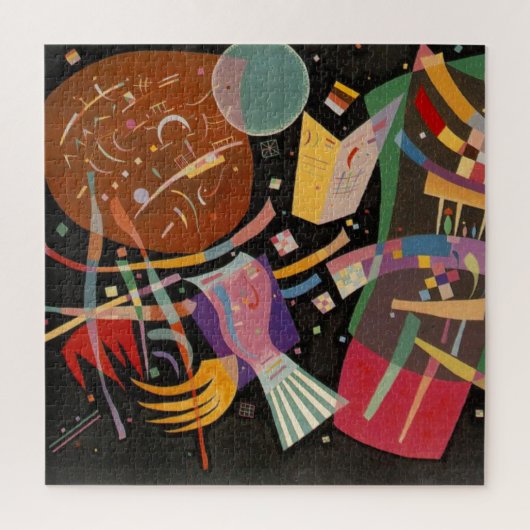 Kandinsky Zusammensetzung 10 Abstrakte Malerei Puzzle (Vertikal)