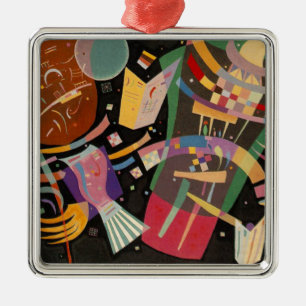 Kandinsky Zusammensetzung 10 Abstrakte Malerei Silbernes Ornament