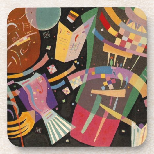 Kandinsky Zusammensetzung 10 Abstrakte Malerei Untersetzer (Vorderseite)