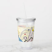 Kandinsky-Zusammensetzung 8 Acryltrinkbecher (Links)