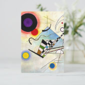 Kandinsky-Zusammensetzung 8 Dankeskarte (Stehend Vorderseite)