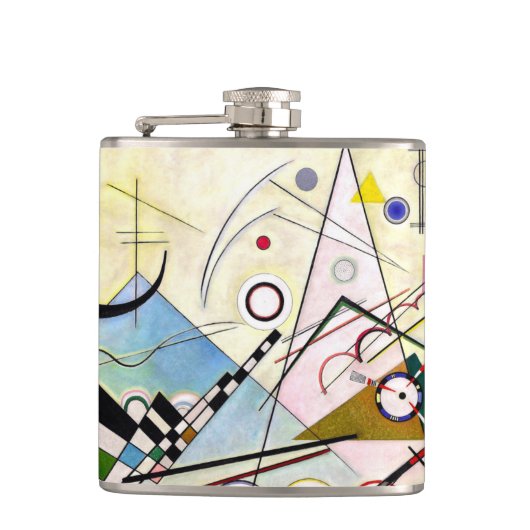 Kandinsky-Zusammensetzung 8 Flachmann (Vorderseite)