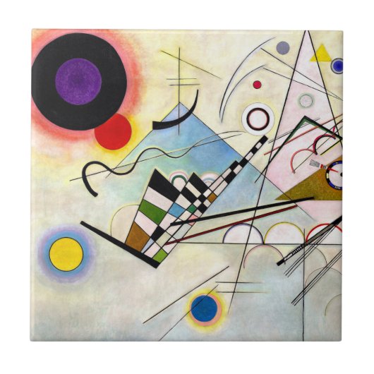 Kandinsky-Zusammensetzung 8 Fliese (Vorderseite)