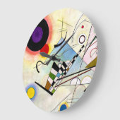 Kandinsky-Zusammensetzung 8 Große Wanduhr (Winkel)