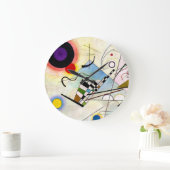 Kandinsky-Zusammensetzung 8 Große Wanduhr (Zuhause)