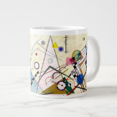 Kandinsky-Zusammensetzung 8 Jumbo-Tasse (Vorderseite Rechts)