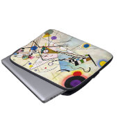 Kandinsky-Zusammensetzung 8 Laptopschutzhülle (Vorne Knopf)