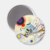 Kandinsky-Zusammensetzung 8 Magnet (Vorderseite/Rückseite)