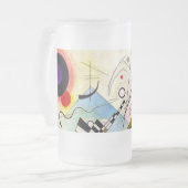Kandinsky-Zusammensetzung 8 Mattglas Bierglas (Vorderseite Links)