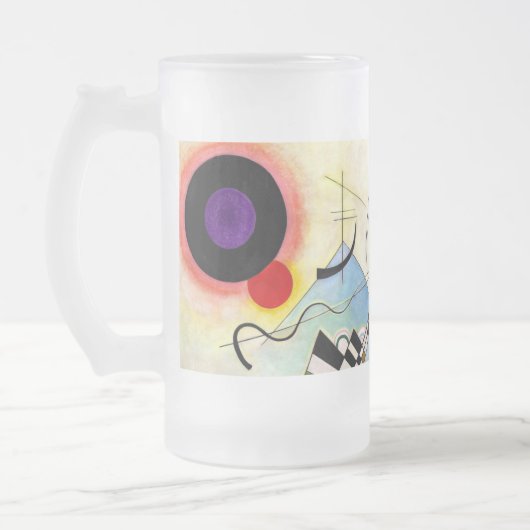 Kandinsky-Zusammensetzung 8 Mattglas Bierglas (Links)