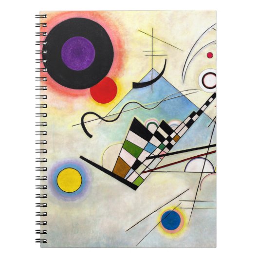 Kandinsky-Zusammensetzung 8 Notizblock (Vorderseite)