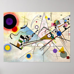 Kandinsky-Zusammensetzung 8 Poster