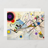 Kandinsky-Zusammensetzung 8 Postkarte (Vorne/Hinten)
