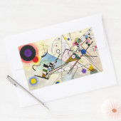 Kandinsky-Zusammensetzung 8 Rechteckiger Aufkleber (Umschlag)