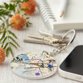 Kandinsky-Zusammensetzung 8 Schlüsselanhänger (Vorderseite rechts)