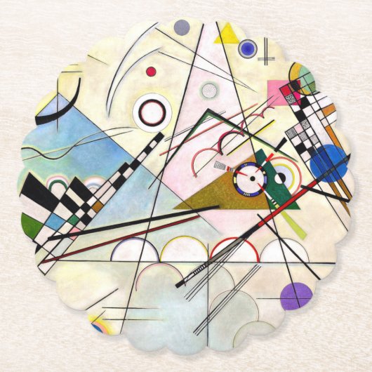 Kandinsky-Zusammensetzung 8 Untersetzer (Vorderseite)