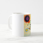 Kandinsky Zusammensetzung 8 Vintage geometrische T Kaffeetasse (Vorderseite Links)