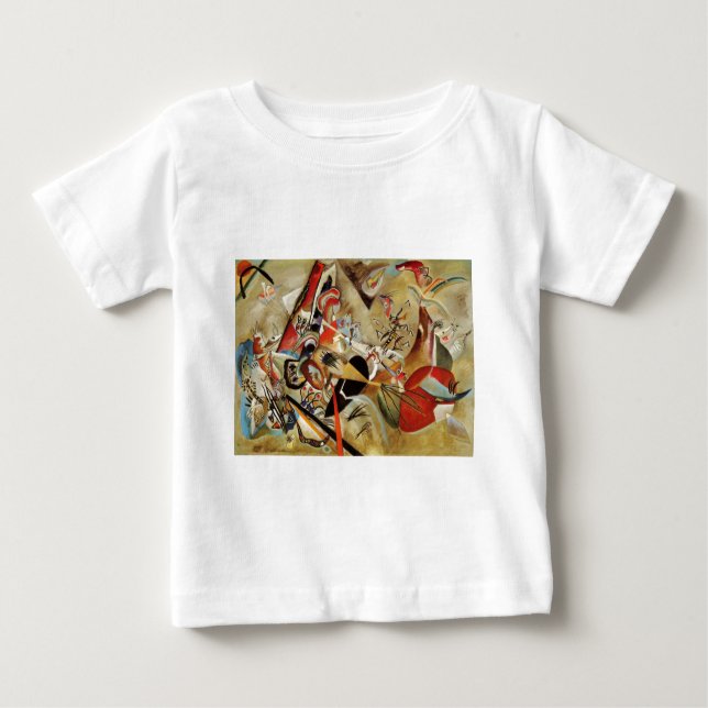 Kandinsky-Zusammensetzung Abstrakt Baby T-shirt (Vorderseite)