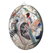 Kandinsky-Zusammensetzung Abstrakt Dartscheibe (Vorderseite rechts)