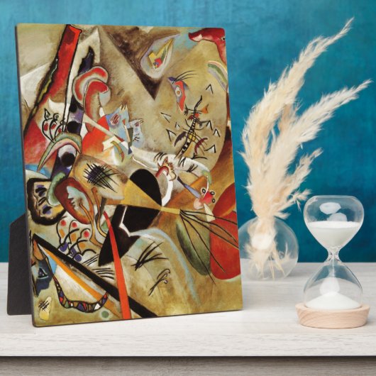 Kandinsky-Zusammensetzung Abstrakt Fotoplatte (Seite)